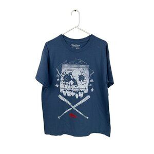 Office Space blue short sleeve large T-shirt